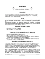 Preview for 5 page of Doremi Dimension-3D User Manual