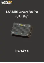 DOREMIDI UR-1 Pro Instructions preview