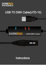 DOREMIDI UTD-10 Instructions preview