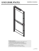 Dorex DX2 FV Installation Instructions Manual preview