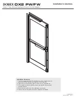 Dorex DX2 FW Installation Instructions Manual preview