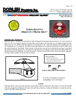 Preview for 1 page of Dorlen SS-2 Water Alert Instructions