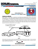 Dorlen SS-2100 Water Alert Instructions preview