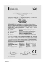 Preview for 2 page of Dorma COMFORTDRIVE HSW Original Operating Instruction Manual