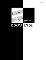 Preview for 1 page of Dorma EMDE-1000 Series Quick Start Manual