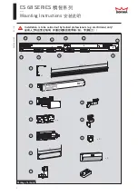 Dorma ES 68 Mounting Instructions предпросмотр