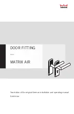 Предварительный просмотр 25 страницы Dorma MATRIX AIR Manual