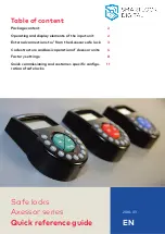 Dormakaba Axessor Series Quick Reference Manual preview