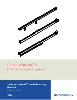 Dormakaba CS 80 MAGNEO Installation And Troubleshooting Manual preview