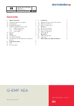 Preview for 1 page of Dormakaba G-EMF XEA Manual