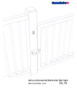 Dormakaba GL10 Operating Instructions Manual preview