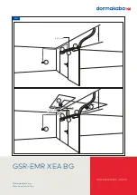 Dormakaba GSR-EMR XEA Mounting Instructions предпросмотр