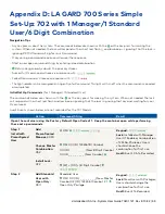 Preview for 69 page of Dormakaba LA GARD 700 Series System User'S Manual