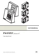 Dormakaba PAXOS advance IP Operating Manual предпросмотр