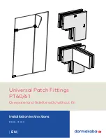 Dormakaba PT60/61 Installation Instructions Manual предпросмотр