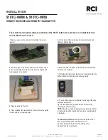 Dormakaba RCI 910TC Installation Manual preview