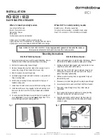 Dormakaba READ-PROX RCI 9321 Installation Instructions preview