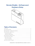 Dormakaba Remote Disable Hardware And Software Setup Manual preview