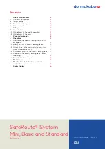 Предварительный просмотр 1 страницы Dormakaba SafeRoute-System Mini User Manual