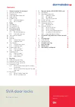 Preview for 1 page of Dormakaba SVA 2000 Mounting Instructions