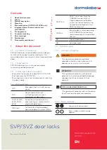 Dormakaba SVP Mounting Instructions preview