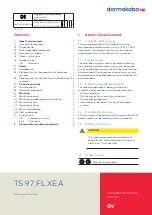 Preview for 1 page of Dormakaba TS 97 FL XEA Mounting Instructions