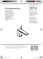 Preview for 1 page of Dornbracht 33 500 710-FF Installation Instructions Manual