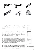 Предварительный просмотр 58 страницы Dornbracht Comfort Shower Installation Instructions Manual