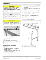 Предварительный просмотр 6 страницы Dorner Aqua Pruf 7400 Ultimate Series Installation, Maintenance, And Parts Manual