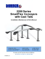 Dorner SmartFlex 2200 Series Installation, Maintenance & Parts Manual предпросмотр