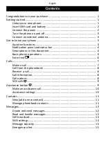 Preview for 4 page of Doro 4100H Manual