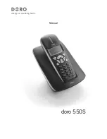 Doro 550S Manual предпросмотр