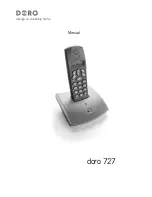 Предварительный просмотр 1 страницы Doro 727 Manual