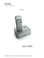 Doro 930R Manual preview