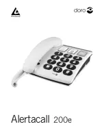 Doro ALERTACALL 200E Manual preview