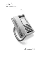 Preview for 1 page of Doro AUB 6 Manual