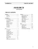 Preview for 3 page of Doro AUDIOLINE 20 User Manual