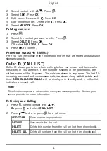 Предварительный просмотр 8 страницы Doro COMFORT 1015 Manual