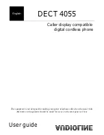 Preview for 1 page of Doro DECT 4055 User Manual