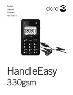 Doro HandleEasy 330gsm Manual предпросмотр