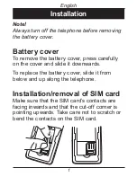 Предварительный просмотр 4 страницы Doro HandleEasy 330gsm Manual