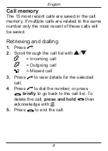 Preview for 14 page of Doro HANDLEPLUS 326I GSM Manual