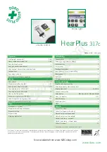 Preview for 2 page of Doro HearPlus 317ci Manual