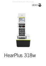 Предварительный просмотр 1 страницы Doro HEARPLUS 318W Manual