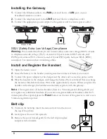 Preview for 8 page of Doro IP880 DECT Owner'S Manual