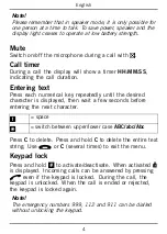 Preview for 8 page of Doro PHONEEASY 110 Manual