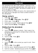 Preview for 10 page of Doro PHONEEASY 110 Manual