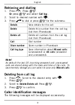 Preview for 13 page of Doro PHONEEASY 110 Manual