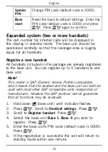 Preview for 17 page of Doro PHONEEASY 110 Manual