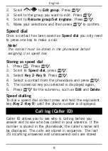 Preview for 13 page of Doro PHONEEASY 115 User Manual